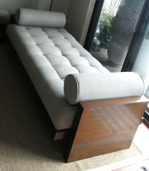 topstitch daybed re-upholstery